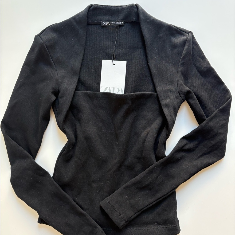 BRAND NEW black long sleeve